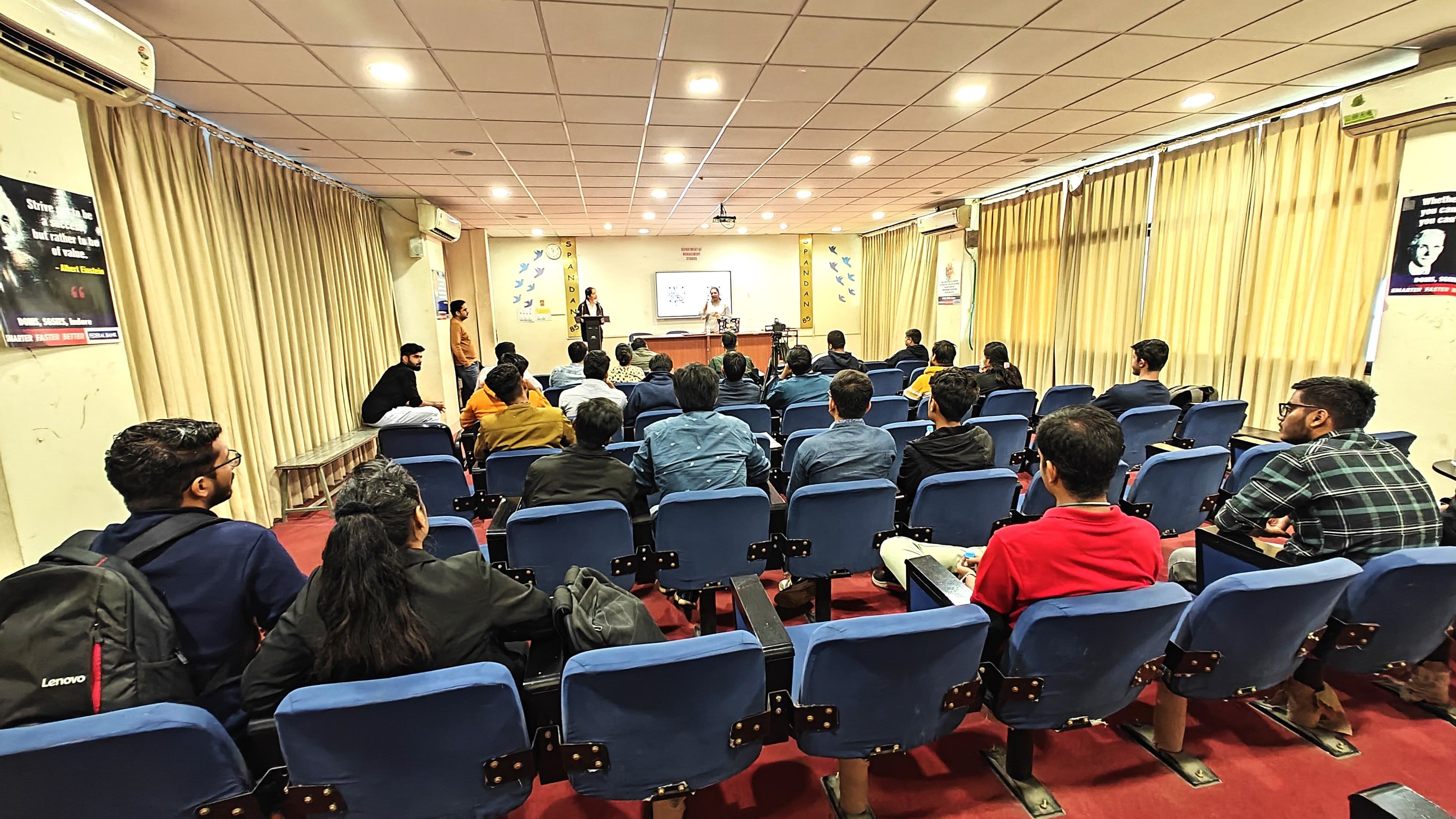 The Techdome team attending an internal training session