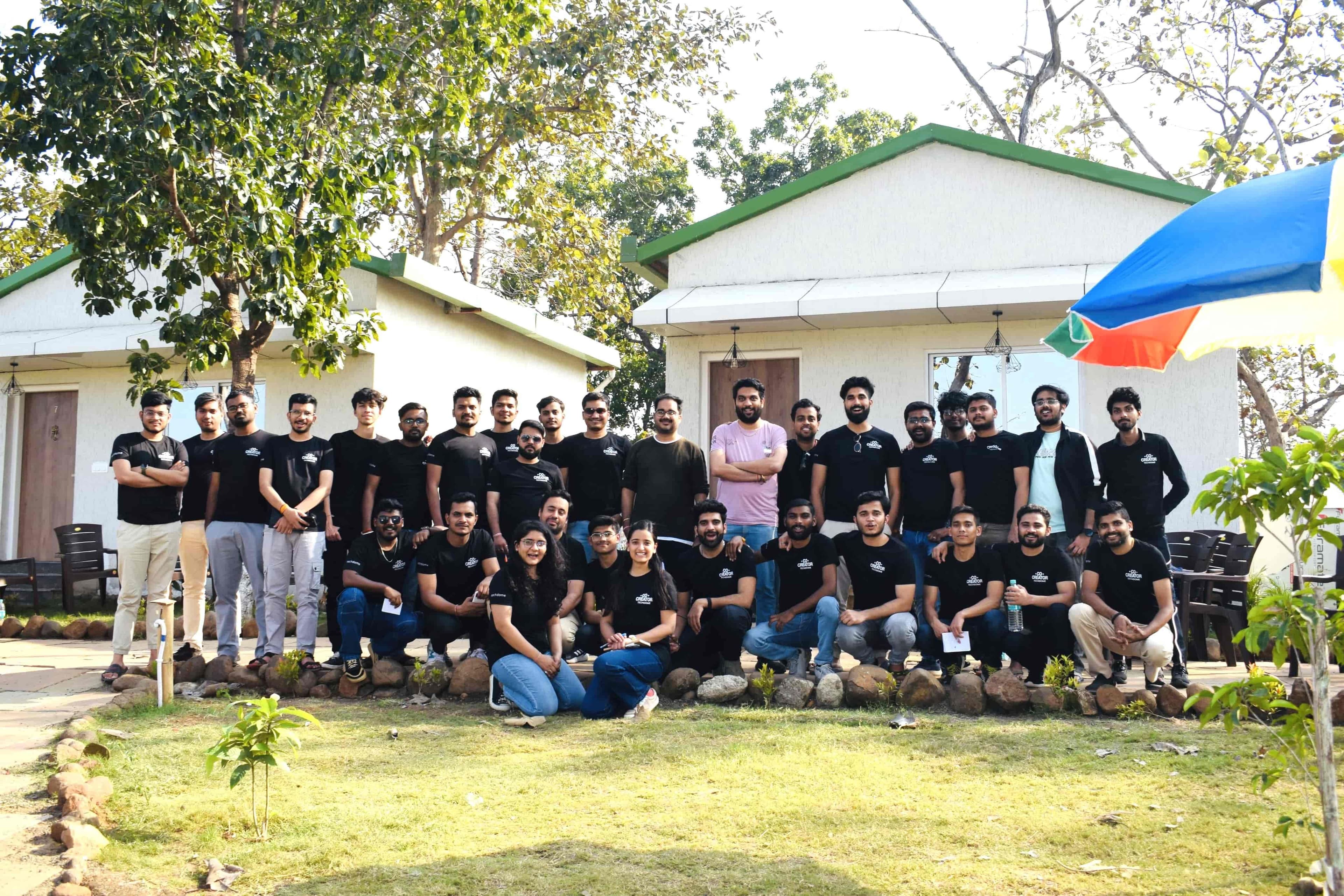 Techdome engineers at the first in-office gathering in Indore